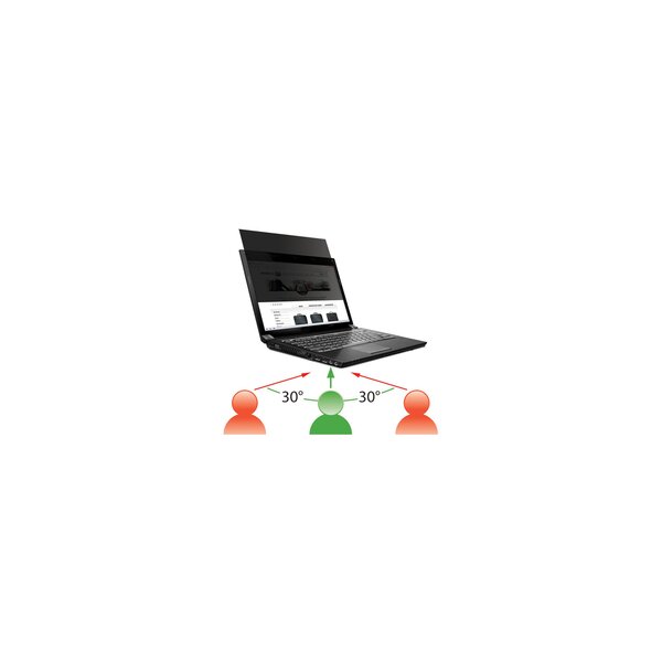 Mobilis 016233 - 39,6 cm (15.6") - 16:9 - Laptop - Rahmenloser Blickschutzfilter