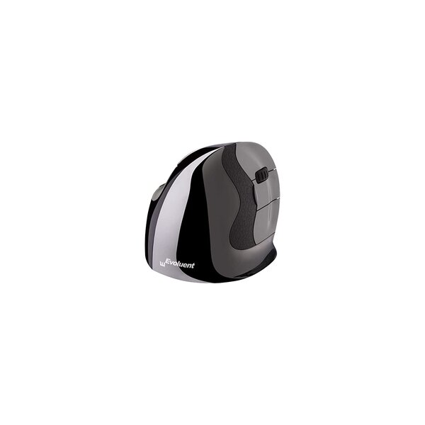 Evoluent VMDSW - rechts - Vertikale Ausführung - Laser - RF Wireless - Schwarz - Grau