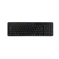 Contour Design Balance Keyboard BK -Drahtlose Tastatur-FR Version - Volle Größe (100%) - Verkabelt & Kabellos - RF kabellos + USB - AZERTY - Schwarz