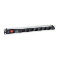 Equip 333309 - 1,8 m - Drinnen - Typ F - Type F (CEE 7/4) - 1,5 mm² - Aluminium