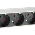 Equip 333309 - 1,8 m - Drinnen - Typ F - Type F (CEE 7/4) - 1,5 mm² - Aluminium