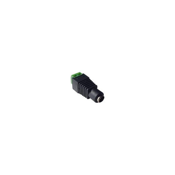 WANTEC 5831 - Gerade - Weiblich - Schwarz - Grün - 2,1 mm - 5,5 mm - 1 Stück(e)