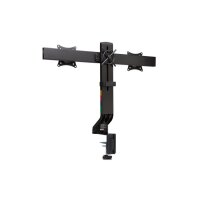 Kensington SmartFit® Platzsparender Dual Monitorarm - Klemme /Bolzen - 8 kg - 68,6 cm (27") - Höhenverstellung - Schwarz