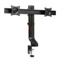 Kensington SmartFit® Platzsparender Dual Monitorarm - Klemme /Bolzen - 8 kg - 68,6 cm (27") - Höhenverstellung - Schwarz