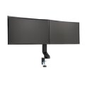 Kensington SmartFit® Platzsparender Dual Monitorarm - Klemme /Bolzen - 8 kg - 68,6 cm (27") - Höhenverstellung - Schwarz