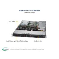 Supermicro SuperServer 1029P-WTR - Intel® C621 - LGA 3647 (Socket P) - Intel - 10,4 GT/s - Intel® Xeon® - DDR4-SDRAM
