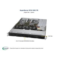 Supermicro SYS-120C-TR - DVD-ROM - 860 W - Rack (1U)