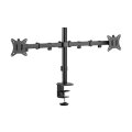 Equip 17"-32" Gelenk-Dual-Monitor-Tischhalterung - Klemme - 9 kg - 43,2 cm (17") - 81,3 cm (32") - 100 x 100 mm - Schwarz