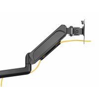 Equip Neig-/schwenkbare Doppelmonitorhalter für Bildschirme mit 17 bis 32 Zoll - Klemme - 18 kg - 43,2 cm (17 Zoll) - 81,3 cm (32 Zoll) - 100 x 100 mm - Schwarz
