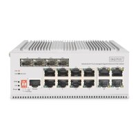 DIGITUS - DN-651139 - Indus. GE POE Switch 12p 4SFP