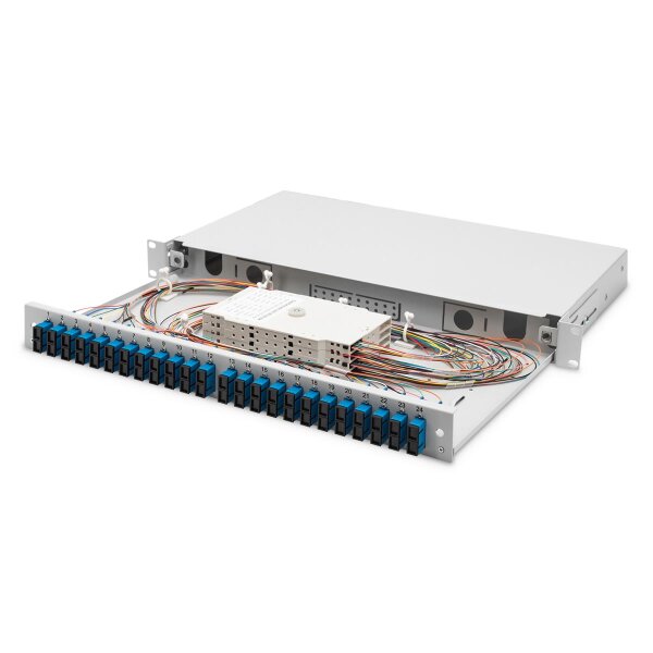 DIGITUS - DN-96322/9 - LWL Box SCD 24x OS2 Bestückt