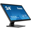 Iiyama ProLite 23.8” (60.5 cm) 10pt Optical-Bonded-PCAP Touch-Monitor mit IPS-Panel-Technologie - Edge-to-Edge-Glasdesign - Anti-Fingerprint-Beschichtung und einem Metallgehäuse - 60,5 cm (23.8") - 1920 x 1080 Pixel - Full HD - LED - 5 ms - Schwarz