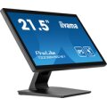 Iiyama ProLite 21.5” (54.5 cm) 10pt Optical-Bonded-PCAP Touch-Monitor mit IPS-Panel-Technologie - Edge-to-Edge-Glasdesign - Anti-Fingerprint-Beschichtung und einem Metallgehäuse - 54,6 cm (21.5") - 1920 x 1080 Pixel - Full HD - LED - 5 ms - Schwarz