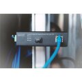 DIGITUS 10/100/1000Base-TX (PoE) zu 1000Base-FX Industrieller Medienkonverter