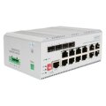 DIGITUS 8 Port Gigabit Ethernet Netzwerk Switch, Industrial, L2 managed, 4 SFP Uplink