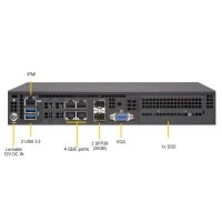 Supermicro Barebone IoT SuperServer SYS-E300-12D-10CN6P - Server-Barebone - Xeon D