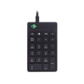 R-Go Tastatur R-Go Numpad Break - ergonomischer Ziffernblock mit Pausensoftware - kabelgebunden - schwarz - USB - Universal - 1,5 m - Schwarz