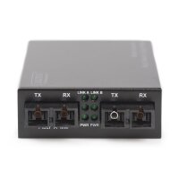 DIGITUS Gigabit Multimode/Singlemode Medienkonverter SC/SC