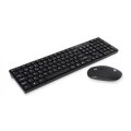 Conceptronic Kabellose Tastatur- und Maus-Kombination - Portugiesisches Layout - Volle Größe (100%) - Kabellos - RF Wireless - QWERTY - Schwarz - Maus enthalten