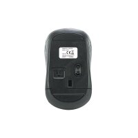 Equip Optische Mini Maus kabellos - Beidhändig - Optisch - RF Wireless - 1600 DPI - Schwarz