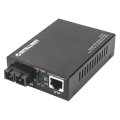 Intellinet Gigabit PoE+ Medienkonverter - 1000Base-T RJ45-Port auf 1000Base-LX (SC) Singlemode - 20 km - PoE+ Injektor - 1000 Mbit/s - 1000Base-T - 1000Base-LX - IEEE 802.3 - IEEE 802.3ab - IEEE 802.3af - IEEE 802.3at - IEEE 802.3u - Gigabit Ethernet - 10