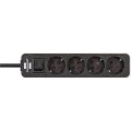 Brennenstuhl 1153240020 - 1,5 m - Drinnen - IP20 - Weiß - 4 AC-Ausgänge - 90 mm