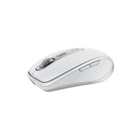 Logitech MX Anywhere 3S - rechts - Laser - RF Wireless + Bluetooth - 8000 DPI - Grau - Weiß