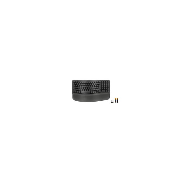 Logitech 920-012327 - Volle Größe (100%) - Kabellos - RF Wireless + Bluetooth - Membran Key Switch - QWERTZ - Graphit