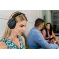 Poly Voyager Surround 80 UC USB-C-Headset + USB-C/A-Adapter - Kabellos - Musik/Alltag - 275 g - Kopfhörer - Schwarz