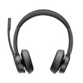 Poly Voyager 4320 USB-C Headset +BT700 Dongle - für Microsoft Teams zertifiziert - Kabellos - Büro/Callcenter - Kopfhörer - Schwarz