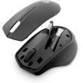 HP 285 Silent Wireless-Maus - Beidhändig - Optisch - RF Wireless - 1200 DPI - Schwarz