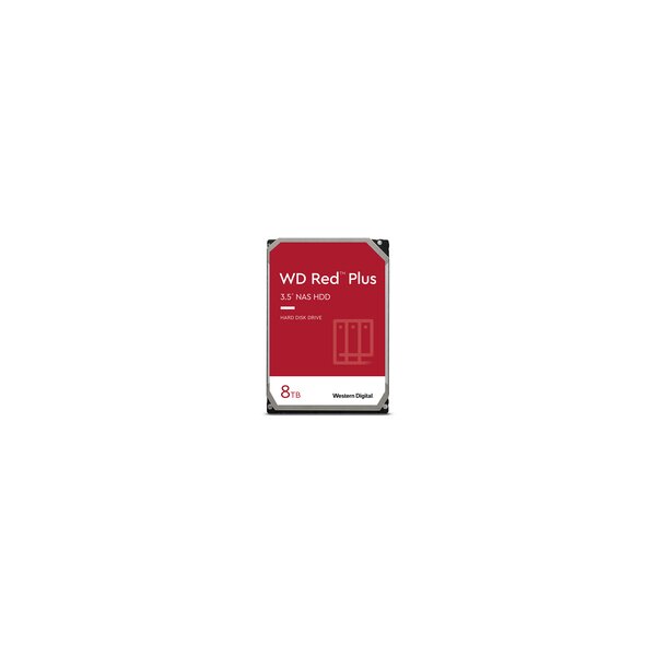WD Red Plus  - 8 TB - 5640 RPM - 256 MB - 3.5" - Serial ATA III