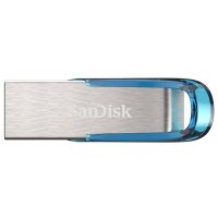 SanDisk Ultra Flair - 32 GB - USB Typ-A - 3.2 Gen 1 (3.1 Gen 1) - 150 MB/s - Ohne Deckel - Blau - Silber