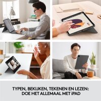 Logitech Combo Touch - QWERTZ - Deutsch - Trackpad - 1,9 cm - 1 mm - Apple