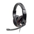 Gembird MHS-001 - Kabelgebunden - Musik - 20 - 20000 Hz - 280 g - Kopfhörer - Schwarz