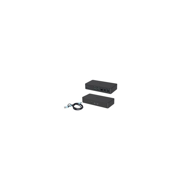 i-tec USB 3.0 / USB-C / Thunderbolt 3 Professional Dual 4K Display Docking Station Generation 2 + Power Delivery 100W - Kabelgebunden - USB 3.2 Gen 1 (3.1 Gen 1) Type-C - 100 W - 3,5 mm - 10,100,1000 Mbit/s - Schwarz