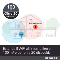 Netgear 4PT AX1800 WIFI MESH EXTENDER - Netzwerk-Repeater - 1800 Mbit/s - 10,100,1000 Mbit/s - Microsoft® Internet Explorer® 8.0 - Firefox® 20 or Safari® 5.1 or Google Chrome® 25.0... - Intern - 10/100/1000Base-T(X)