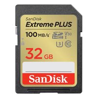 SanDisk Extreme Plus 32GB SDHC Memory - High Capacity SD...