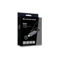 Conceptronic BIAN05G 2-in-1 Dual Plug Kartenleser USB 3.0 - SD/MicroSD 3.0 - UHS-I - MicroSD (TransFlash) - SD - SDHC - SDXC - Grau - 5000 Mbit/s - USB 3.2 Gen 1 (3.1 Gen 1) Type-A/Type-C - 21,3 mm - 11,5 mm