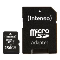 Intenso microSD 256GB UHS-I Perf CL10| Performance - 256 GB - MicroSD - Klasse 10 - UHS-I - 90 MB/s - Class 1 (U1)