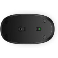 HP 240 Bluetooth-Maus (Schwarz) - Beidhändig - Optisch - Bluetooth - 1600 DPI - Schwarz