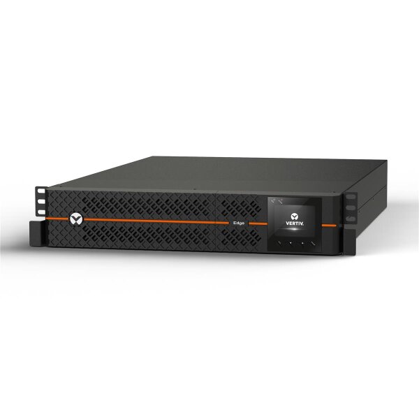 Vertiv Liebert Edge Unterbrechungsfreie Stromversorgungen (USV) - 1500 VA 1350 W 230 V 2HE Line-interactive AVR Tower-/Rackmontage Drehbarer LCD-Monitor | Sinusleistung im Batteriebetrieb | 3 programmierbare Steckdosen | Intellislot SNMP/Web-Karten - Line