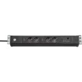 Brennenstuhl 1156057984 - 3 m - 4 AC-Ausgänge - Typ F - IP20 - Schwarz - 16 A