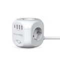 RealPower PowerBox 431 - 1,8 m - Drinnen - Weiß - 4 AC-Ausgänge - 250 V - 50 Hz