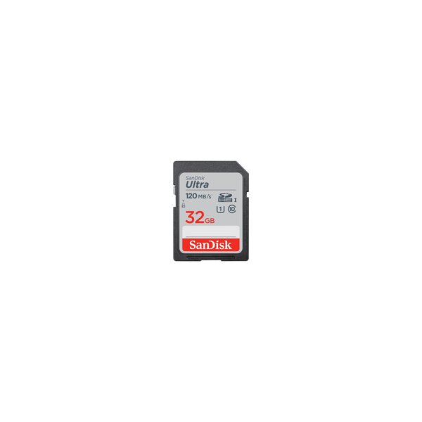 SanDisk Ultra - 32 GB - SDHC - Klasse 10 - UHS-I - 120 MB/s - Class 1 (U1)