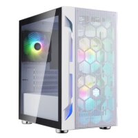 SilverStone FARA H1M PRO - Tower - PC - Weiß - micro ATX - Mini-ATX - Mini-DTX - Kunststoff - Stahl - Gehärtetes Glas - Multi