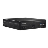 Shuttle Slim PC DH610  - S1700 - 1x HDMI - 2x DP  - 1x 2.5"  - 2x M.2 - 2x LAN (Intel 1G + 2.5G) - 2x COM - 24/7 Dauerbetrieb - inkl. VESA - 1,3L Größe PC - Mini-PC Barebone - LGA 1700 - DDR4-SDRAM - M.2 - SATA - Serial ATA II - Serial ATA III - 120 W