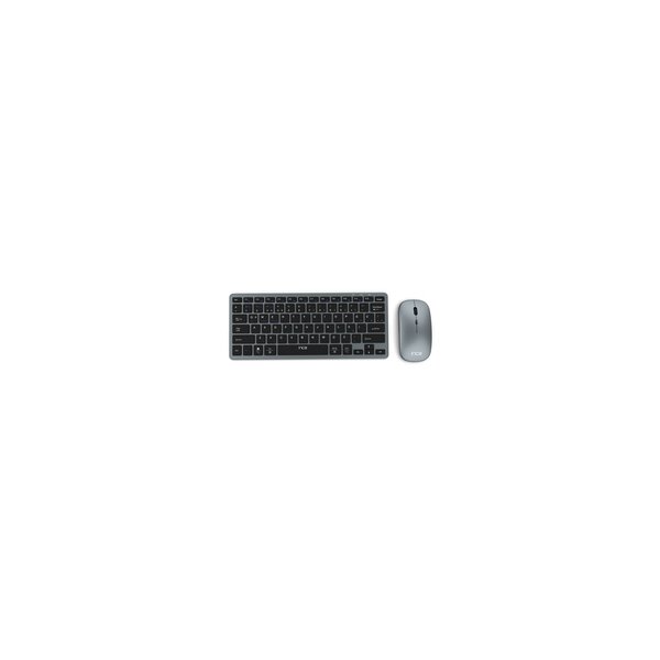 INCA IBK-572BT - 60% - Kabellos - RF Wireless + Bluetooth - LED - Schwarz - Maus enthalten