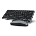 INCA IBK-572BT - 60% - Kabellos - RF Wireless + Bluetooth - LED - Schwarz - Maus enthalten