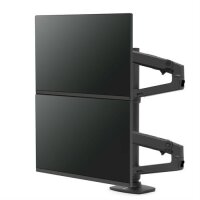 Ergotron LX Series LX Dual Stacking Arm - Tall Pole - Matte Black - Klemme - 20 kg - 101,6 cm (40") - 100 x 100 mm - Höhenverstellung - Schwarz